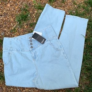 Nasty Gal NWT Jeans High Waist Corset size 6